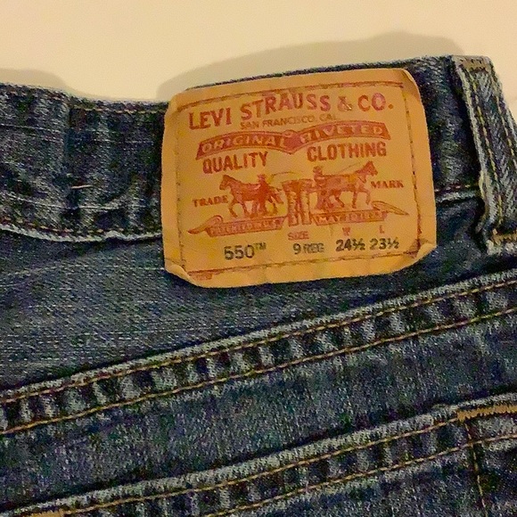 Levi’s 550 Relaxed Fit - Coupe Relax 9 Reg Boys Denim Jeans - Picture 4 of 6